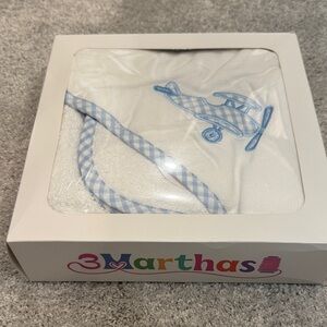 3 Marthas hooded towel & washcloth set
